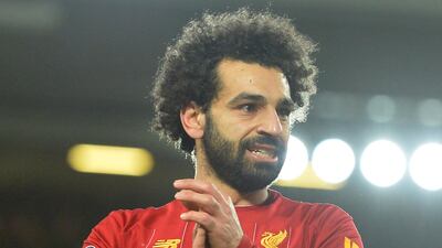 Mohamed Salah of Liverpool. EPA