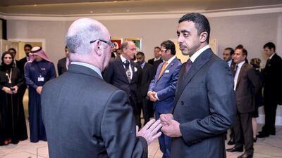 Abdullah bin Zayed inaugurates new embassy in London. WAM