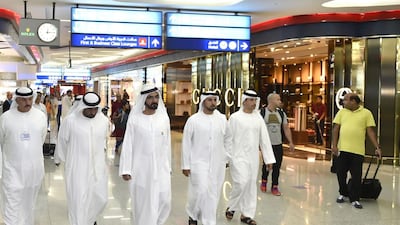 Sheikh Mohammed expressed his satisfaction with the updating of services and facilities for travellers.
