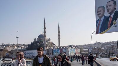 AKP candidate Binali Yildirim is behind in the polls. EPA