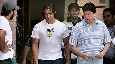 Shahid Afridi, left, has been critical of the selection policies of Mohsin Khan, right.