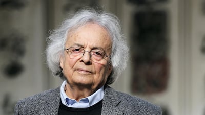Syrian poet and literary critic Ali Ahmed Saïd Esber aka 'Adonis' will speak at Hay Festival Abu Dhabi. AFP