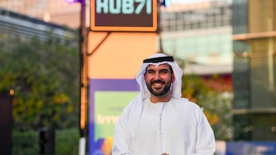 Ahmad Ali Alwan, deputy chief executive of Hub71, said the tech ecosystem will remain engaged in ensuring the sustainable growth of start-ups in Abu Dhabi and beyond. Khushnum Bhandari / The National