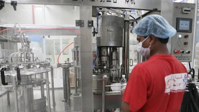 A manufacturing facility in Dubai. A number of gauges indicate that business confidence has improved in the UAE. Sarah Dea / The National