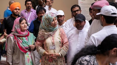 Dr Nighat Aftab, president of the medical wing of the Pakistan Association Dubai, says she hopes Imran Khan will help rid the country of corruption. Antonie Robertson / The National