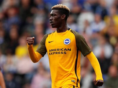 Soccer Football - Pre Season Friendly - Birmingham City v Brighton & Hove Albion - St Andrew's, Birmingham, Britain - July 28, 2018 Brighton's Yves Bissouma celebrates scoring their first goal Action Images via Reuters/Andrew Boyers