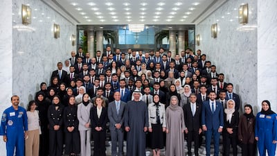He also encouraged the youth to bring back a wealth of knowledge. Photo: Ryan Carter / UAE Presidential Court