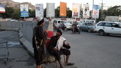 Taliban soldiers on duty in Kabul, Afghanistan. Reuters