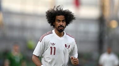Qatar's Akram Afif is a two-time Asian Player of the Year. Getty Images