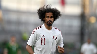 Qatar's Akram Afif is a two-time Asian Player of the Year. Getty Images