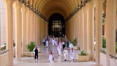 King Saud University in Riyadh has been ranked the Middle East's second best in the international index. AFP