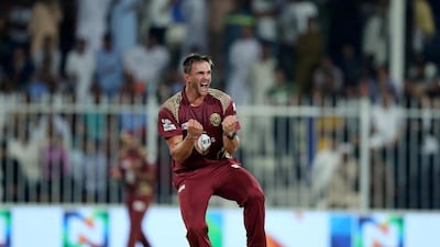 Northern Warriors' Hardus Viljoen takes the wicket of Pakhtoons' Colin Ingram. Chris Whiteoak / The National
