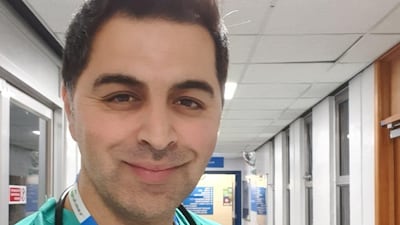 Dr Waheed Arian is a British-Afghan radiologist who arrived in the UK as a child refugee in 1999. Courtesy Dr Waheed Arian