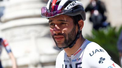 UAE Emirates rider Fernando Gaviria. AFP