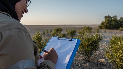 In her role, she undertakes field visits for monitoring and ground 'truthing', which assesses the accuracy of remote data. Photo: Vidhyaa Chandramoham