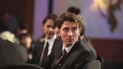 AC Milan player Riccardo Montolivo shown at the Globe Soccer Awards at Atlantis the Palm in Dubai on Monday night. Sarah Dea / The National