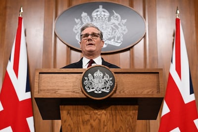 British Prime Minister Keir Starmer has said a Strait of Hormuz operation will not be led by Nato. EPA