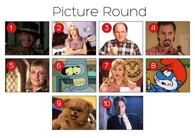 With Zoom's share screen function, quizzes can include more interactive rounds, like picture, video and music rounds. Farah Andrews / The National