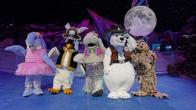 The indoor theme park hosts daily spooky story time with Sakina the dugong. Photo: SeaWorld Abu Dhabi
