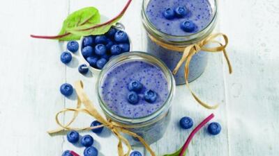 The Chasing the Blues Away smoothie is rich in magnesium, antioxidants and fibre. Courtesy Kenwood