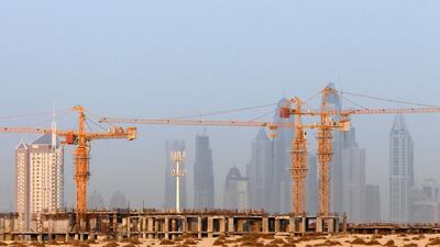 Phidar Advisory has suggested that Dubai property prices could drop by a further 20 per cent through this year and the next as rents soften. Karim Sahib / AFP