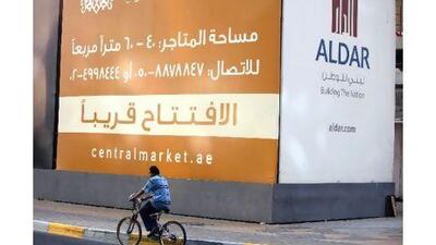 Aldar closed lower yesterday.