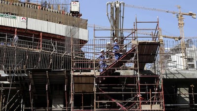 Contracting work may dip in 2016, but work will pick up in subsequent years as Expo 2020 approaches. Antonie Robertson / The National