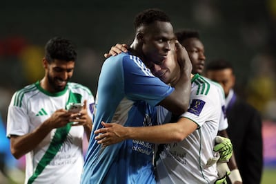 Al Ahli's Edouard Mendy. Reuters