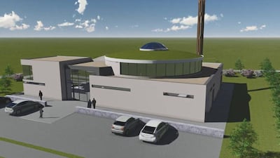 An artist's impression of a planned first purpose-built mosque in Reykjavik. Photo: Muslim Association of Iceland