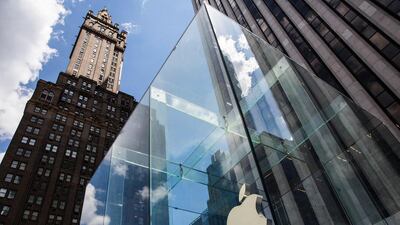 On Tuesday, Apple sold bonds worth $12bn in the second-biggest bond sale of the year. Andrew Burton / Getty Images / AFP