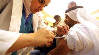 health professionals are urging more Emiratis to join the nursing workforce Sammy Dallal / The National