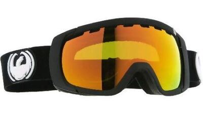 A handout photo of Dragon Rogue Goggle in Coal/Red Ionized. Courtesy: Dogfunk