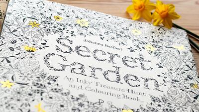 Johanna Basford's Secret Garden colouring book. (Photo Courtesy-Johanna Basford)