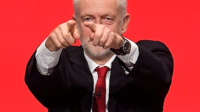 Britain's opposition Labour Party leader Jeremy Corbyn delivers his keynote speech at the Labour Party Conference in Brighton, Britain, September 27, 2017