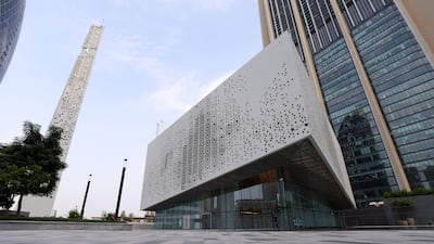 The Dubai International Financial Centre Grand Mosque reframes traditional religious architecture. Chris Whiteoak / The National
