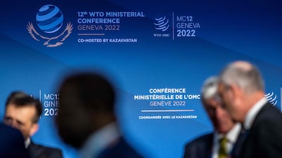 At the 12th Ministerial Conference of the World Trade Organisation, the UAE advocated for a collective approach to addressing global trade issues. AFP