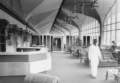 DXB Lounge in the 1970s. Photo: Dubai Airports