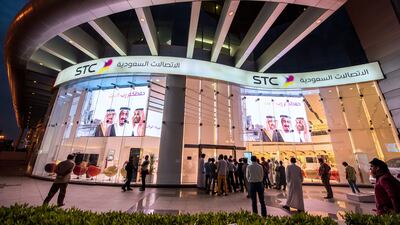 Saudi Telecom Company is the biggest telecoms operator in the kingdom by market value. Waseem Obaidi / The National