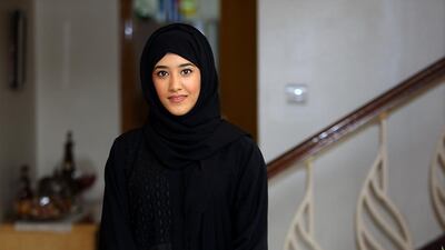 Alyazia Al Duhaim, an Emirati student whose survey on women’s responses to the draft child-rights law will form part of her research paper for her master’s degree in London. Satish Kumar / The National