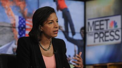Turkey has agreed to let the US and allies train moderate Syrian rebels on its soil and make use of its bases, said Susan Rice, US national security adviser, in this file picture. William B Plowman, NBC NewsWire/Reuters