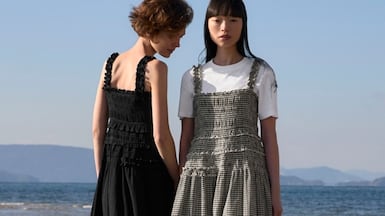 Uniqlo teams up with Danish designer Cecelie Bahnsen for a collection that lands on May 28. Photo: Uniqlo