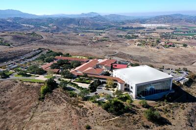 The Ronald Reagan Presidential Library in Simi Valley, California. AP