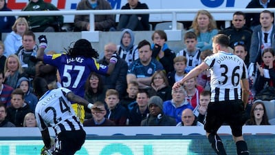 Centre midfield: Cheik Tiote, Newcastle United. Conceded the penalty that brought Newcastle defeat. Mark Runnacles / Getty Images
