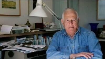 The American writer and ex-fighter pilot James Salter at his home Bridgehampton, New York. Ed Betz / AP Photo