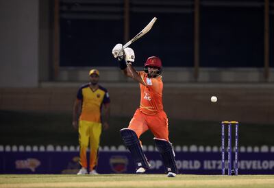 Giants' Jonathan Figy was the ILT20 Development Tournament's top run getter. Chris Whiteoak / The National