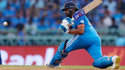 Captain Rohit Sharma top-scored for India on Sunday. Reuters