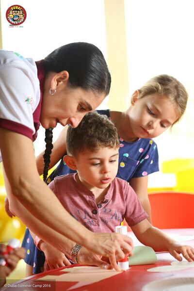 Colors Dubai Summer Camp offers a variety of fun activities for children. Courtesy Colors Dubai Summer Camp