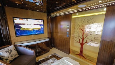 The Ruler of UAQ, Sheikh Saud bin Rashid Al Mu’allah, visited the dockyard to watch the yacht being launched on Saturday.