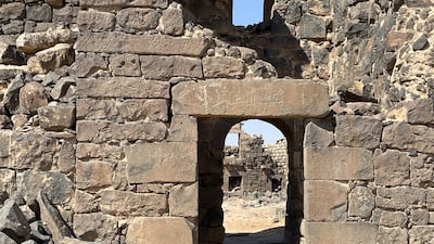 The entrance to a mansion