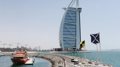 Atkins worked as an advisor on the construction of the Burj Al Arab. Sarah Dea / The National